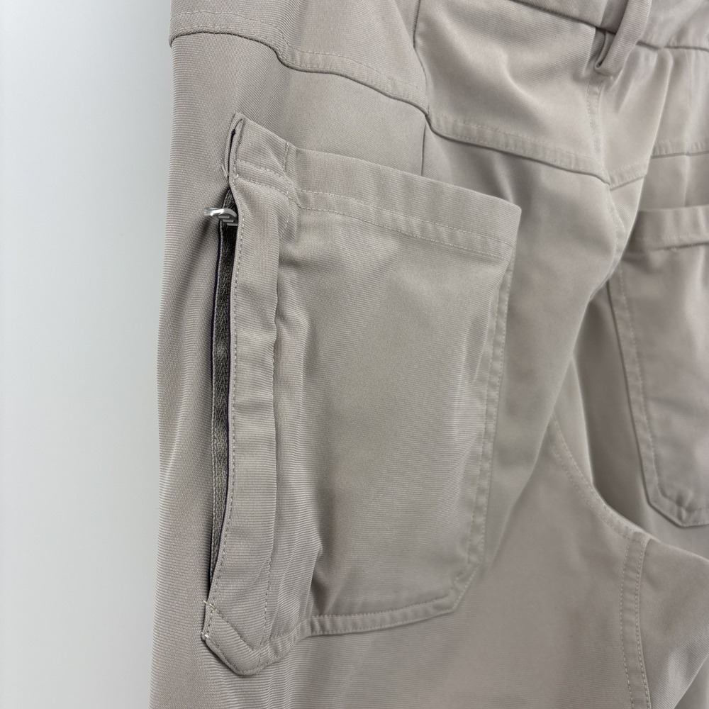 Lululemon 5-Pocket Pants Men 32x33  Beige ABC‎ Slim Fit - Picture 4 of 7